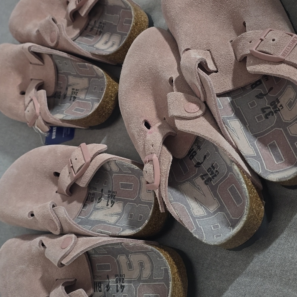 Birkenstock Boston Suede Leather, Color Pink Clay, Retail $154.95 USD - Picture 11 of 16